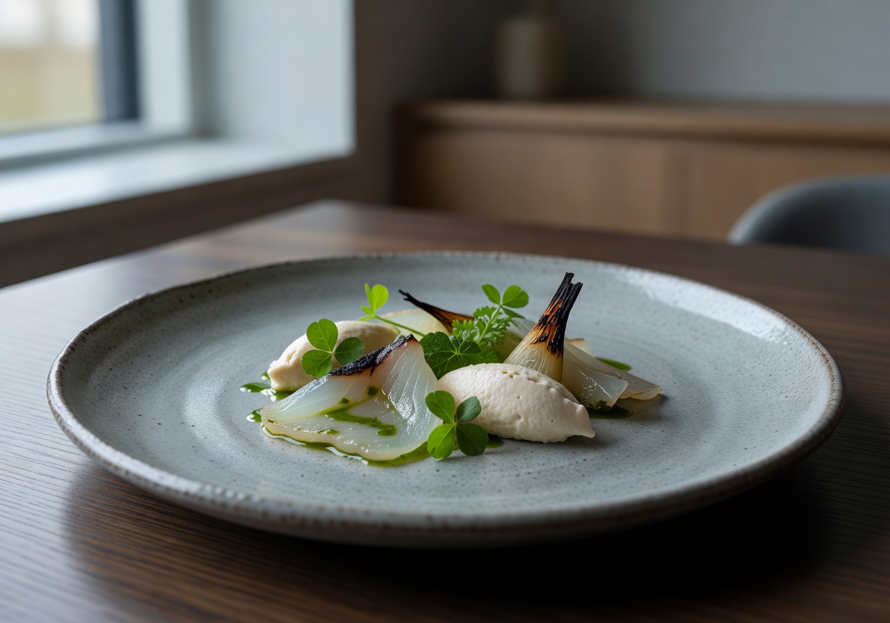 Fine Scandinavian dining luxury plate