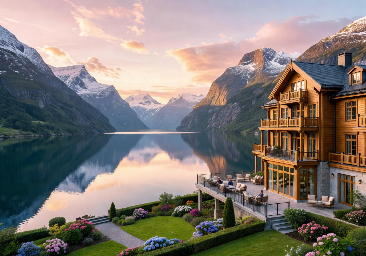 Hotel Alexandra Loen fjord panorama luxury