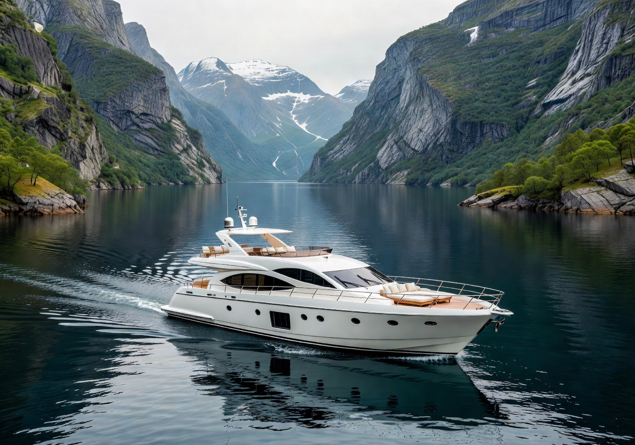 Luxury fjord cruise on private yacht