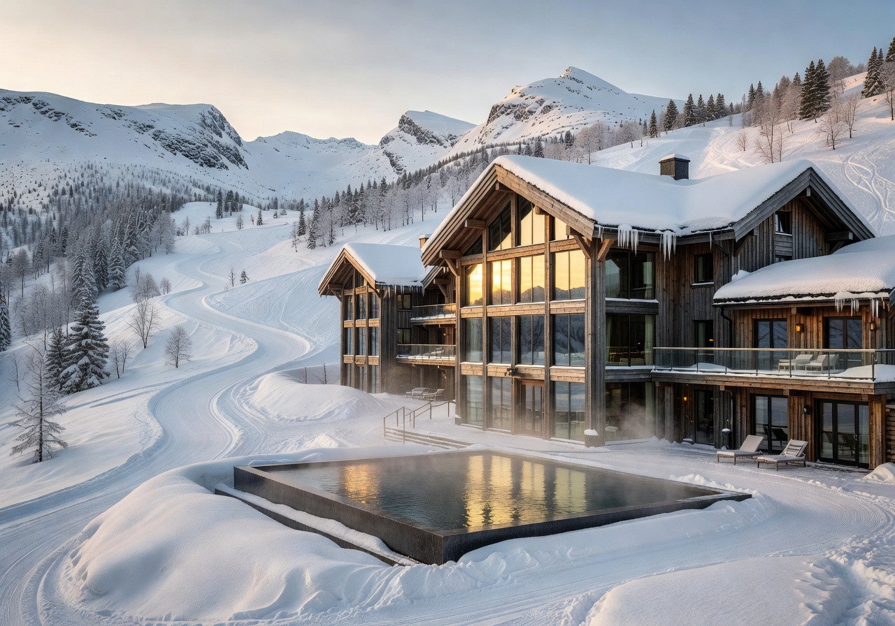 Norefjell Ski and Spa mountain luxury winter resort