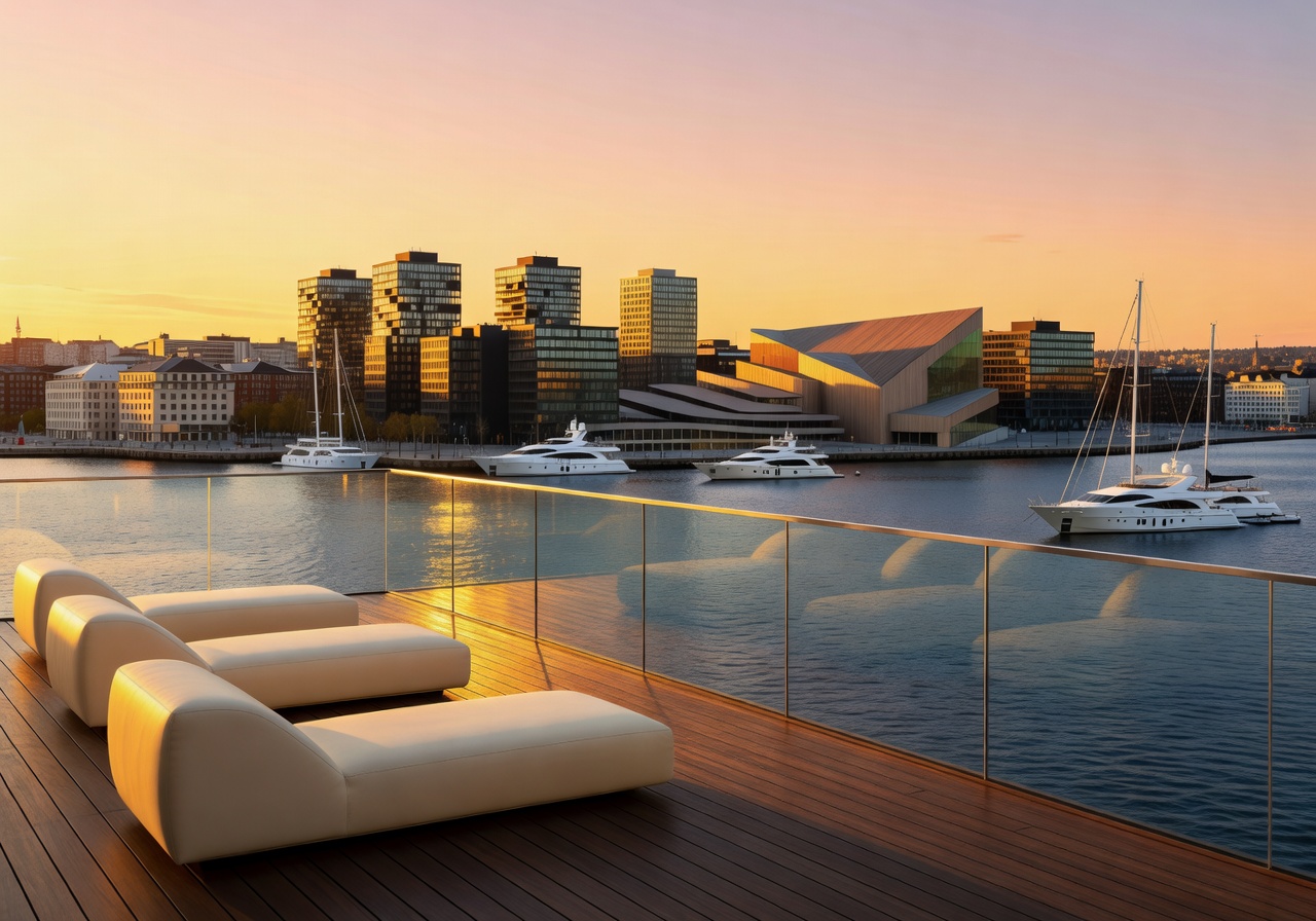 Oslo Norway skyline luxury contact
