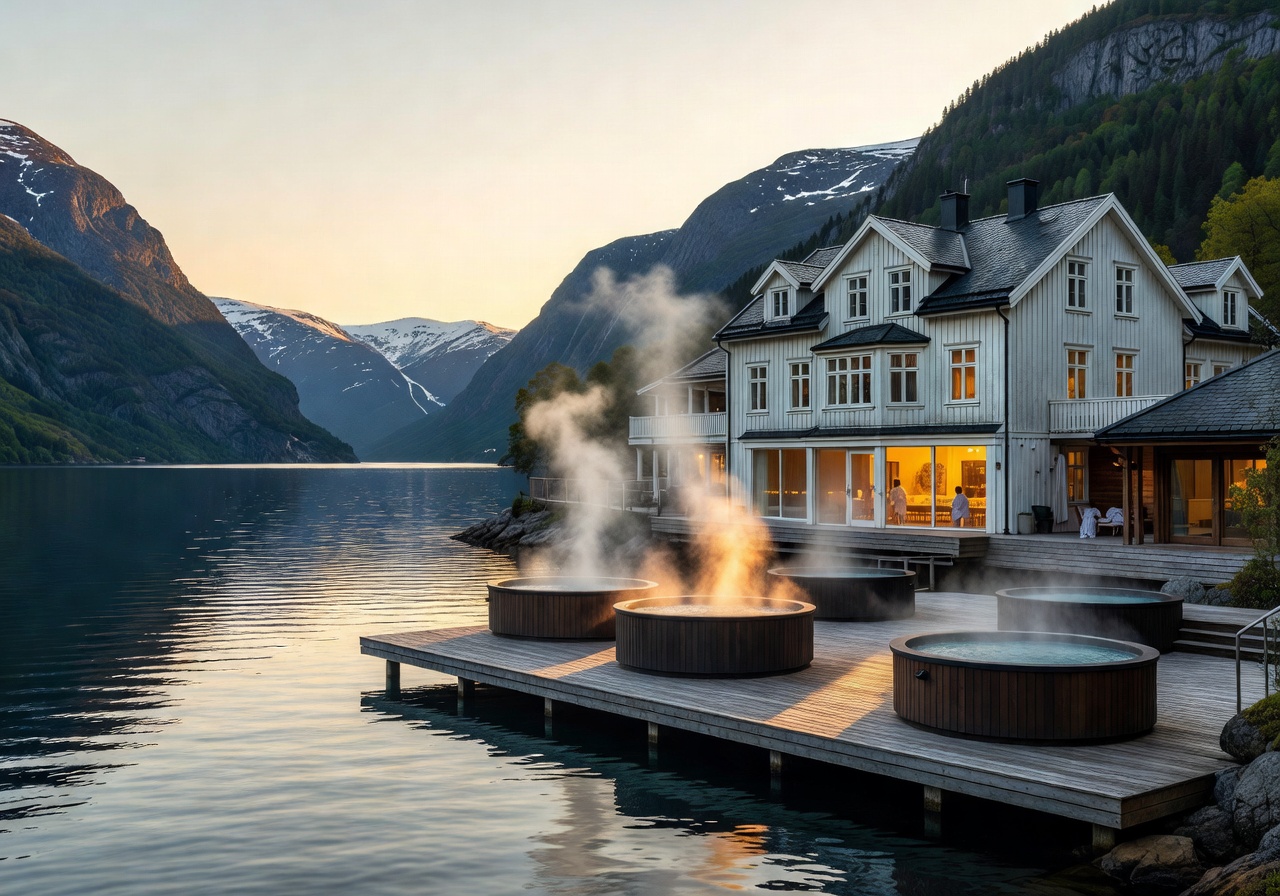 Solstrand Hotel Bad fjord wellness spa